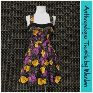 Anthro “Silken Trellis Dress” by Twinkle Wenlan